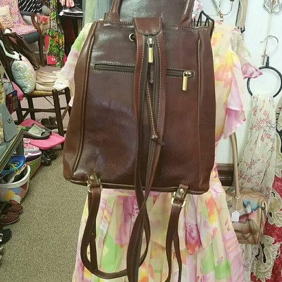 Leather Backpack 10x12 - Picture 2 of 5
